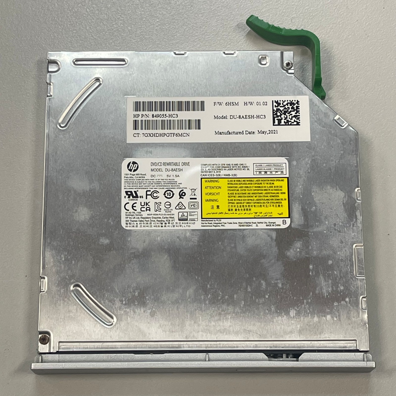 Genuine HP CD DVD±RW SATA Optical Drive Pavilion TP01 849055-HC3 DU-8AESH-HC3
