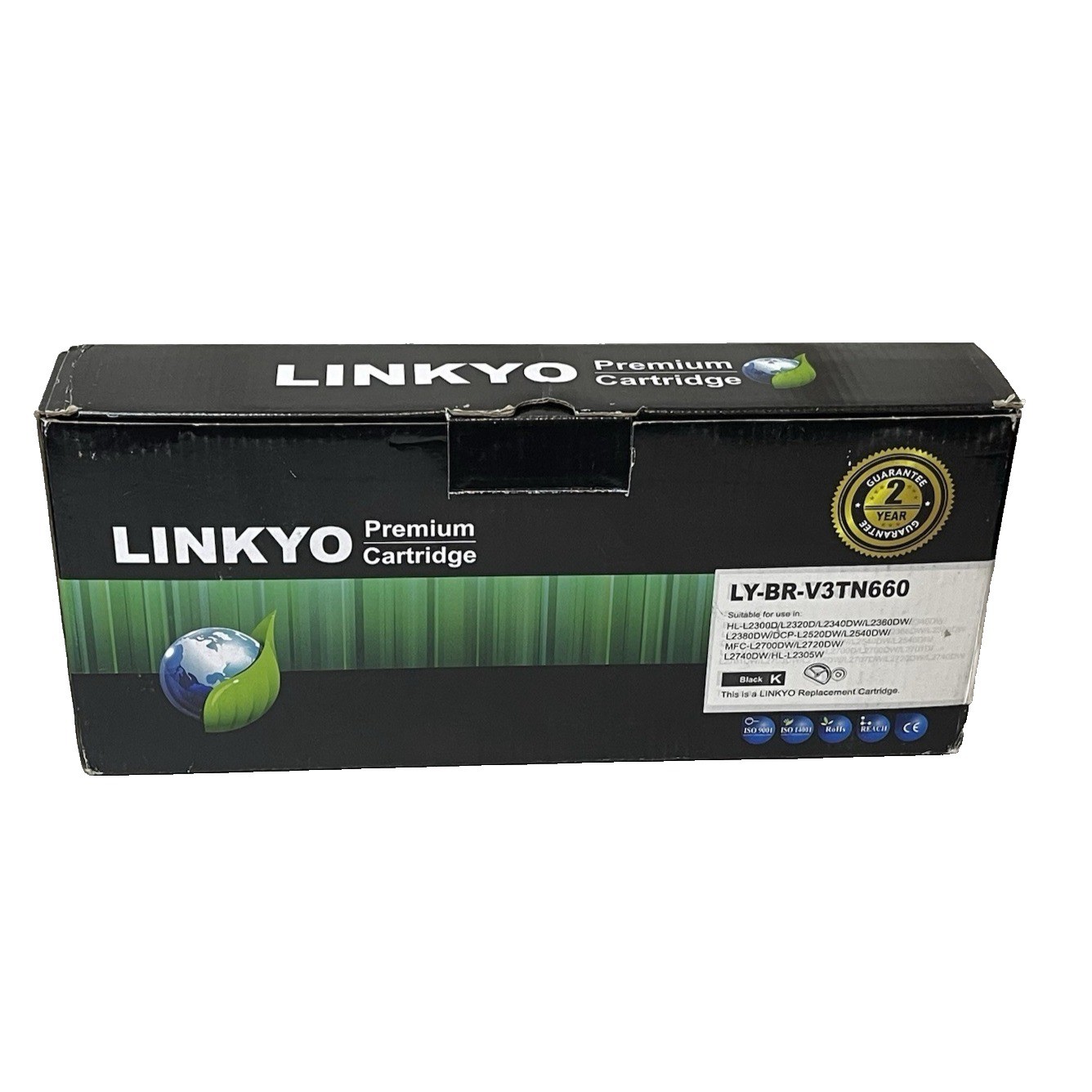 Linkyo TN660 TN630 Compatible Black Toner Cartridge High Yield New Sealed Box