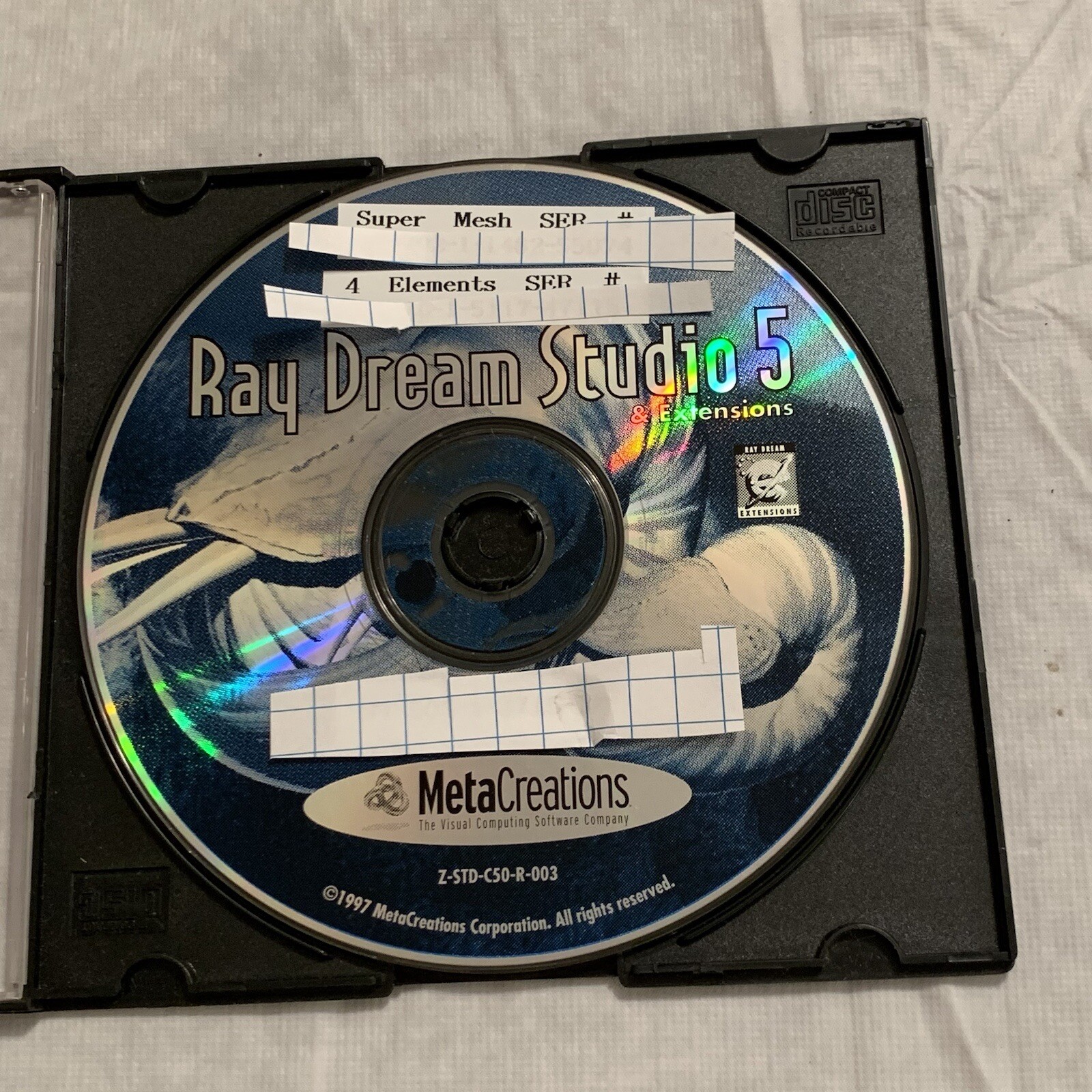 Ray Dream Studio 5 PC MAC CD create 3D graphics design suite professional art