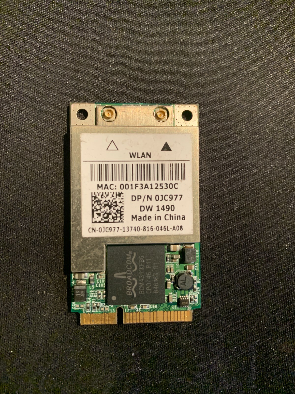 Dell Broadcom Wireless Wifi Card DW1490 0JC977 BCM94311MCAG 