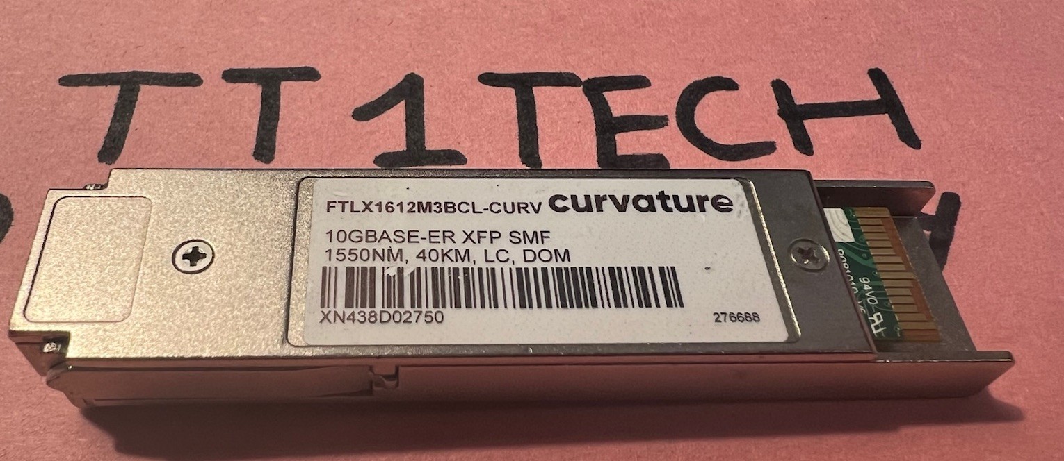 Curvature XFP FTLX1612M3BCL 10GBASE-ER SMF 1550nm 40km LC DOM Optical