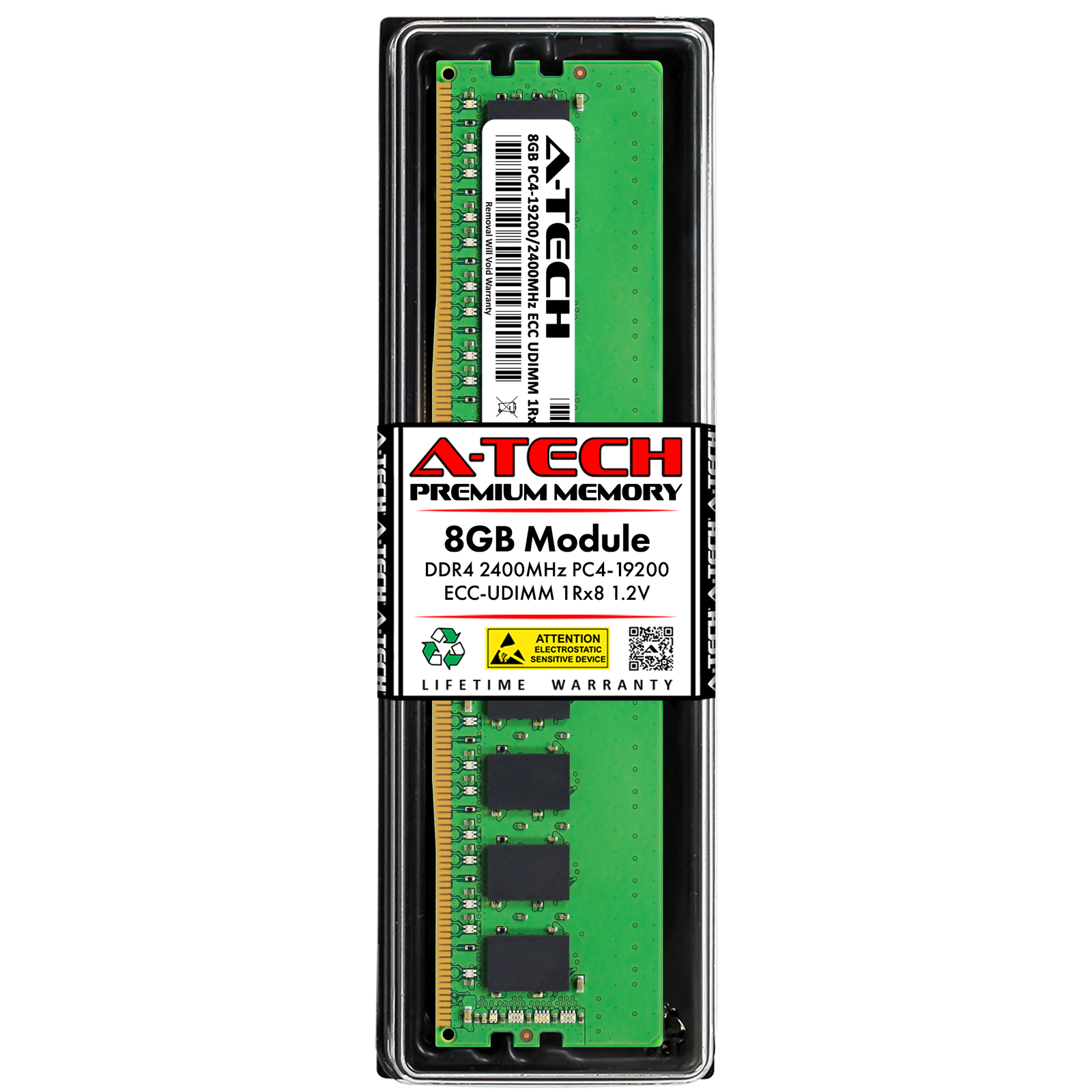 8GB PC4-19200E ECC UDIMM (Replacement for Fujitsu S26361-F3909-E615) Memory RAM