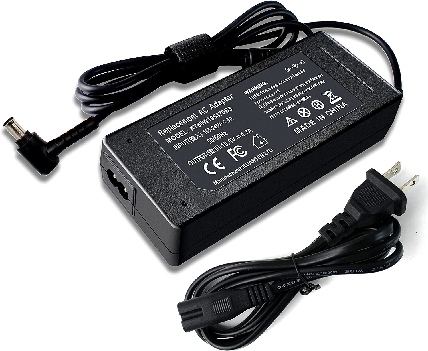 AC Adapter Charger For Sony VAIO VPCEH23FX, VPCEH24FX, VPCEH25FM