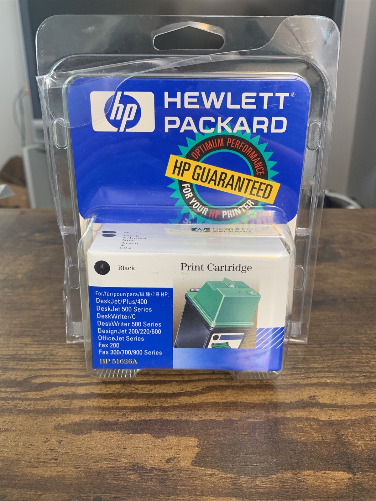 HP 51626A Inkjet Print Cartridge Black Sealed original packaging Exp 09/97 0723