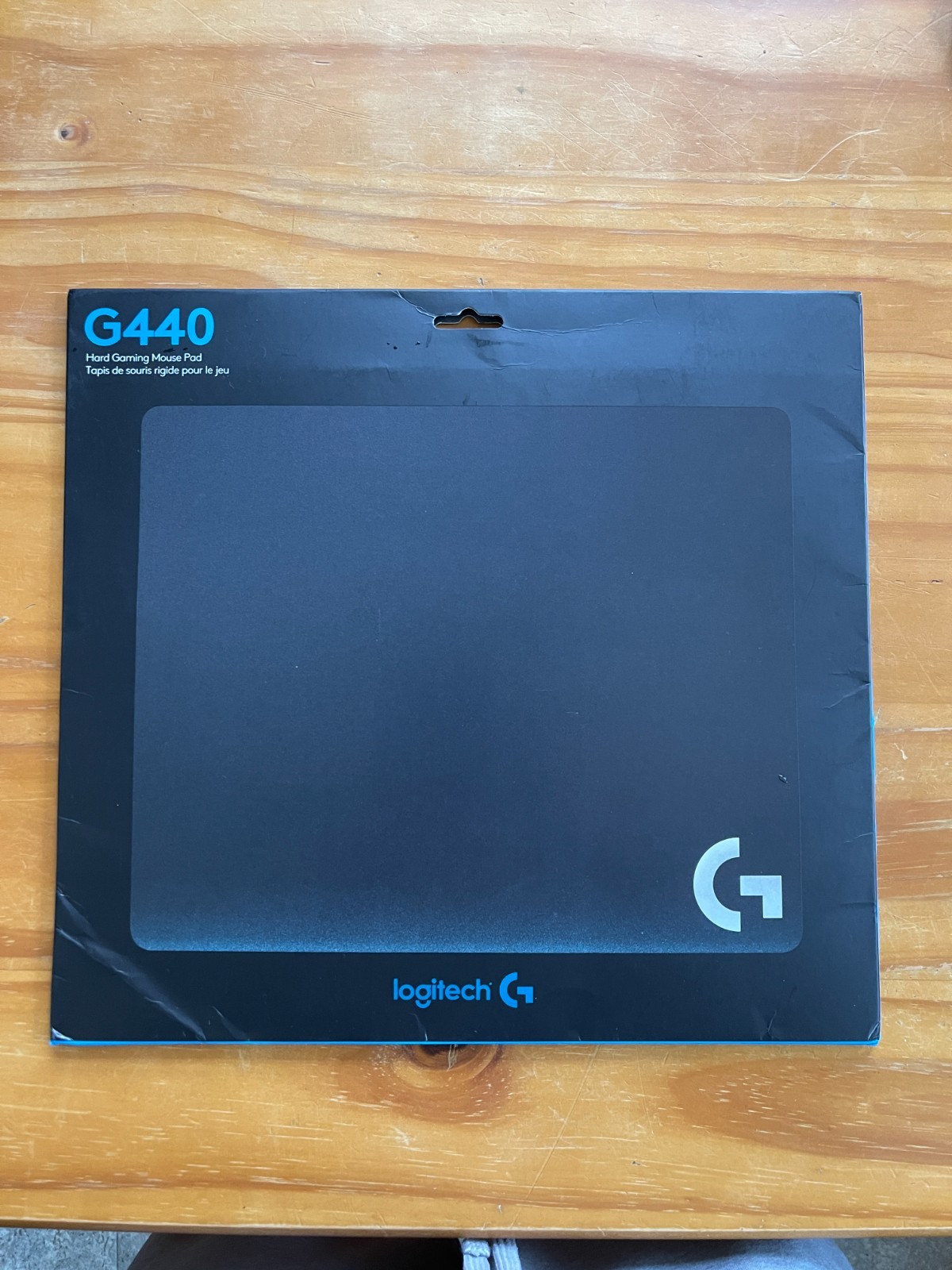Logitech G440 Hard Gaming Mouse Pad - Black Logo 13.39"Lx11.02"W Rubber
