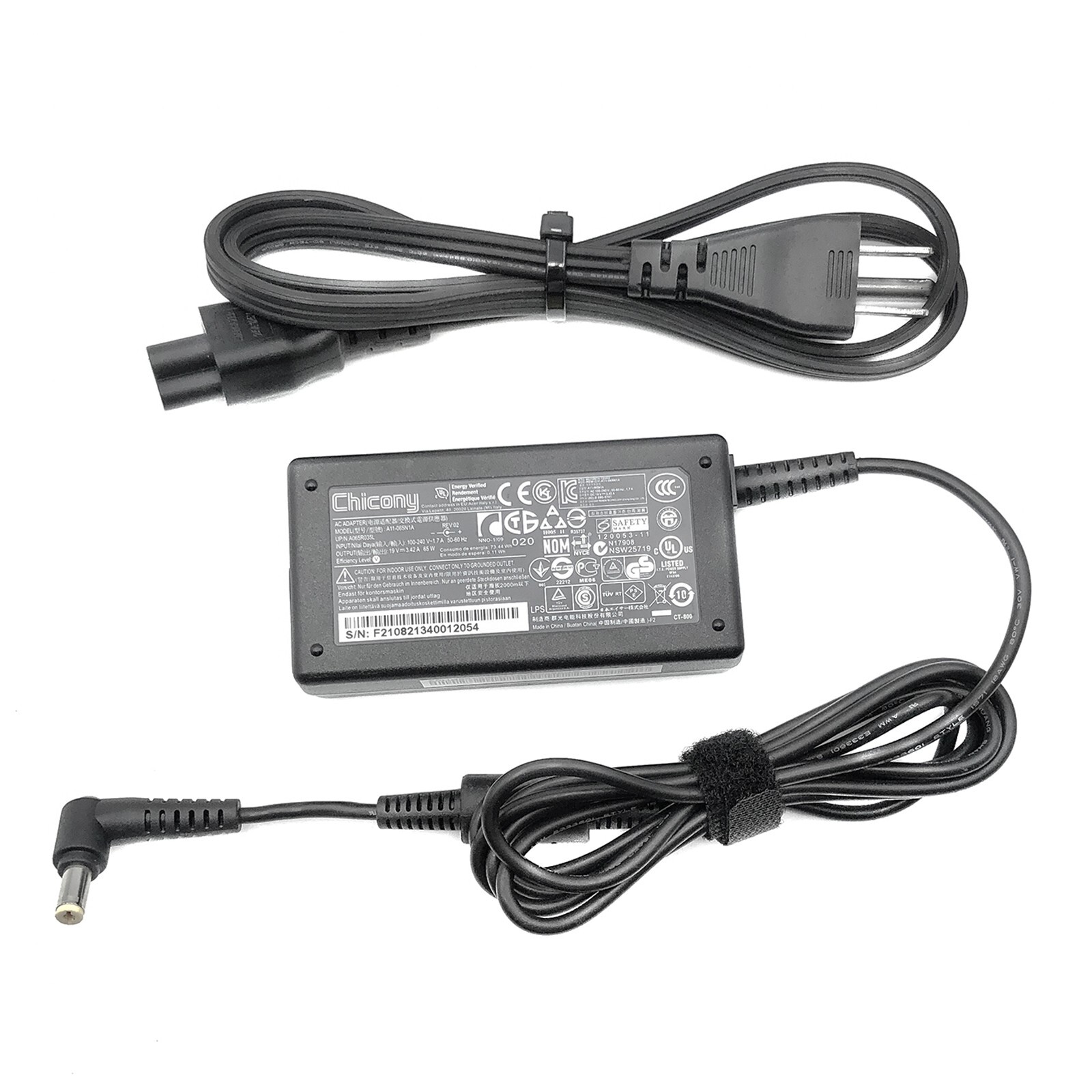 Genuine Chicony AC Power Adapter A11-065N1A 65W A065R035L Laptop Charger