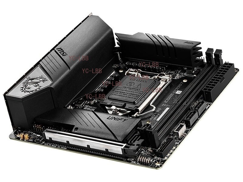 For MSI MEG Z490I UNIFY motherboard Z490 LGA1200 DDR4 64G HDMI+DP M-ITX Tested