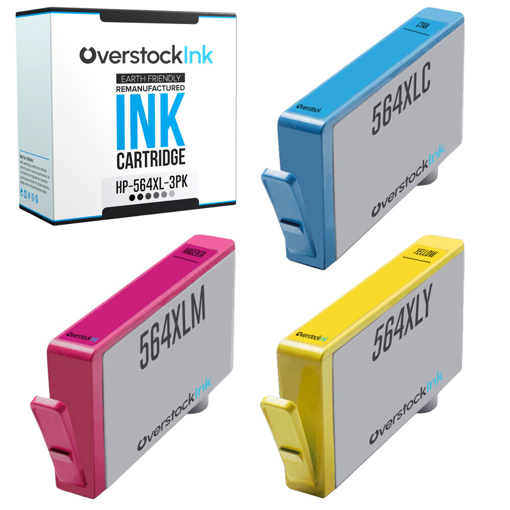 3PK Compatible OSI HP 564XL Color Ink for HP PhotoSmart D5430 D5445 D5460 D5463