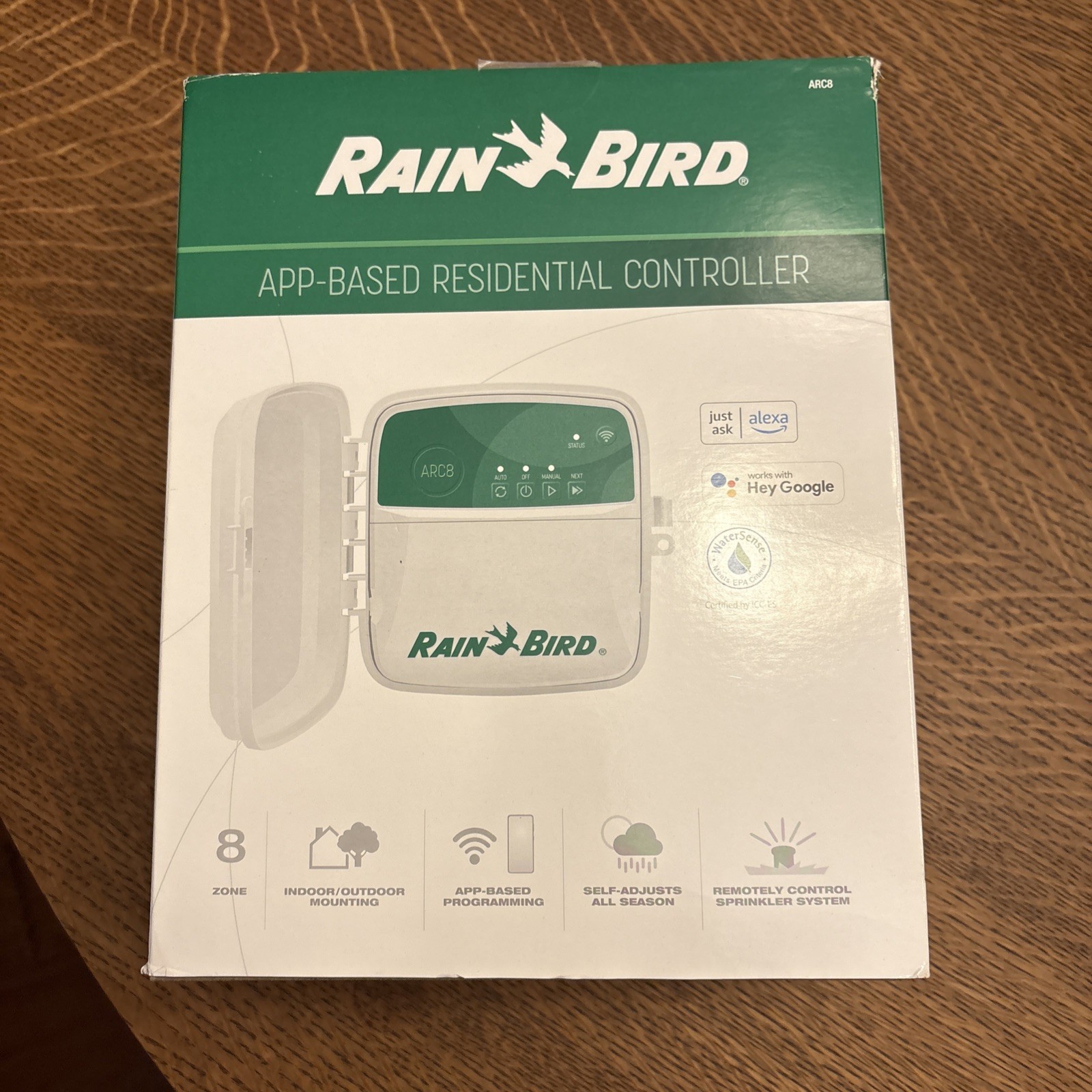 Rain Bird ARC8 ARC-8 WiFi 8-Station Indoor Sprinkler Controller Open Box
