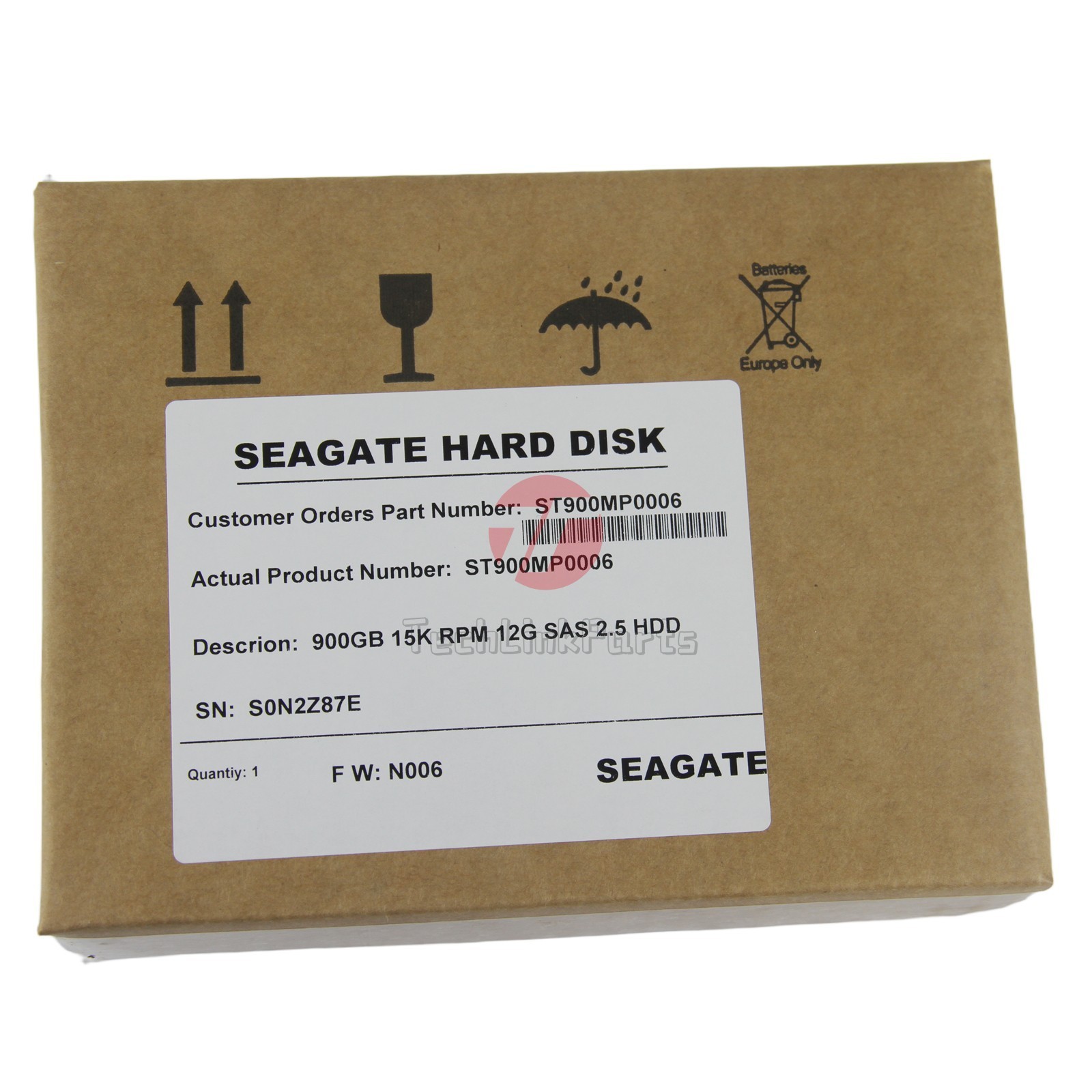 New In Box Seagate 900GB 2.5" Hard Drive ST900MP0006 15K SAS Internal