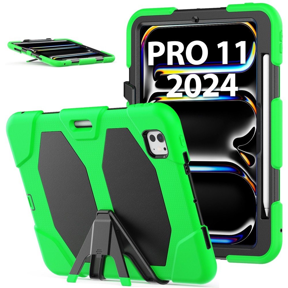 Fr iPad Pro 11 inch M4 M5 2025 Heavy Duty Shockproof Stand Case Screen Cover】