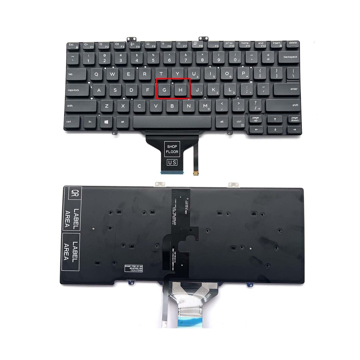 Keyboard Backlit  For Dell Latitude 5400 5401 5410 5411  New