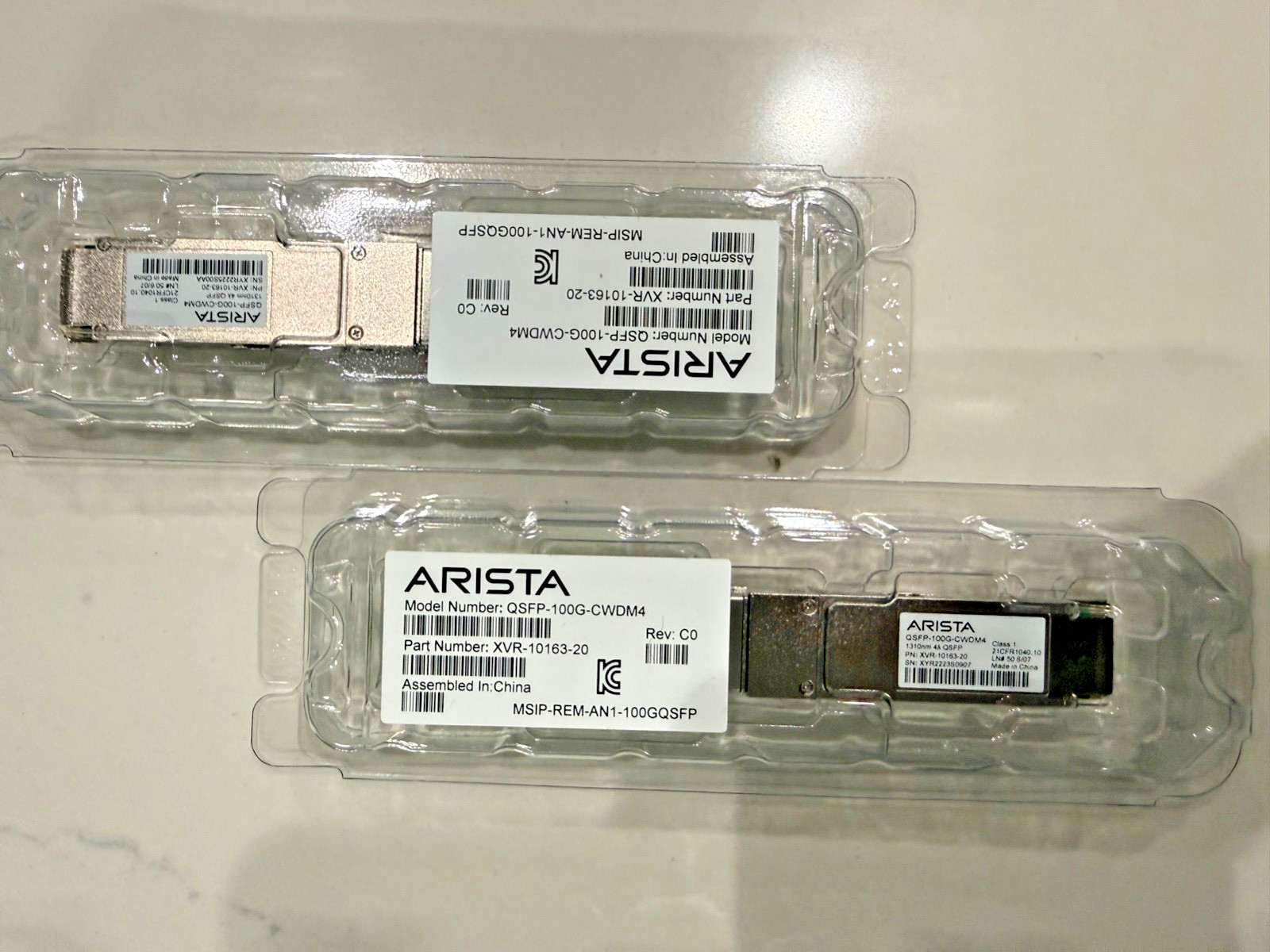 ARISTA QSFP-100G-CWDM4 100GBASE XVR-10163-20 Transceiver BRAND NEW GENUINE