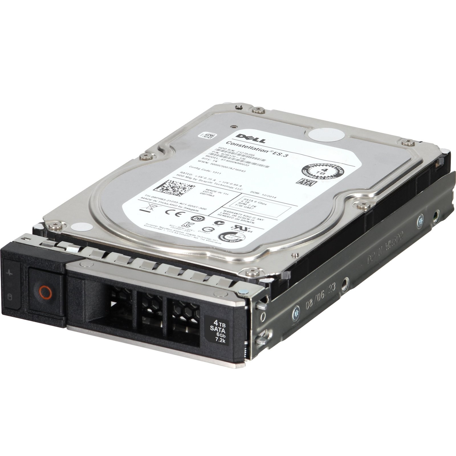9PR63-CP1 Dell 4TB 7.2K 512n 6Gbps SATA 3.5 HDD Constellation ES.3 CPO