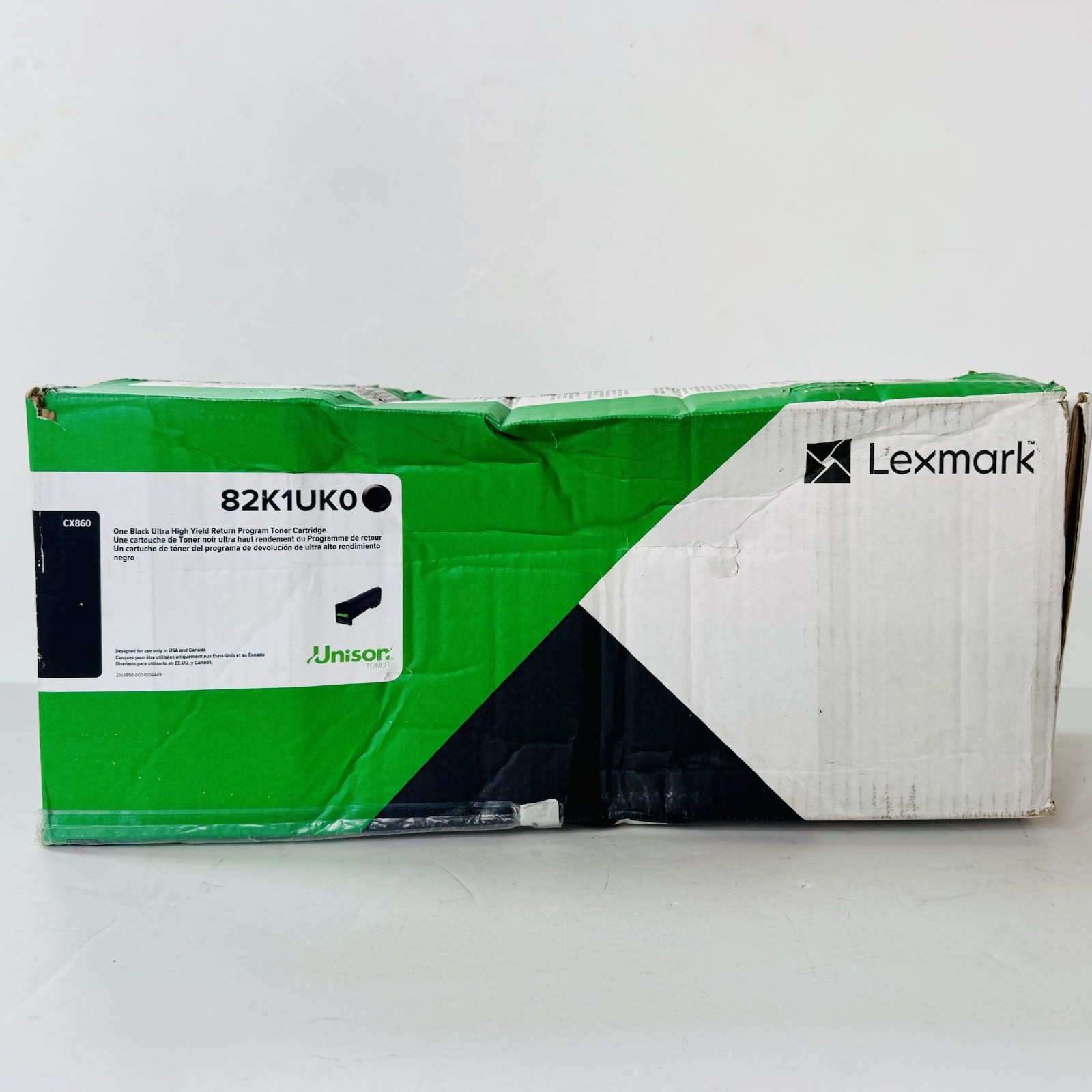 Lexmark 82K1UK0 Black High Yield Toner Cartridge for CX860 Printer