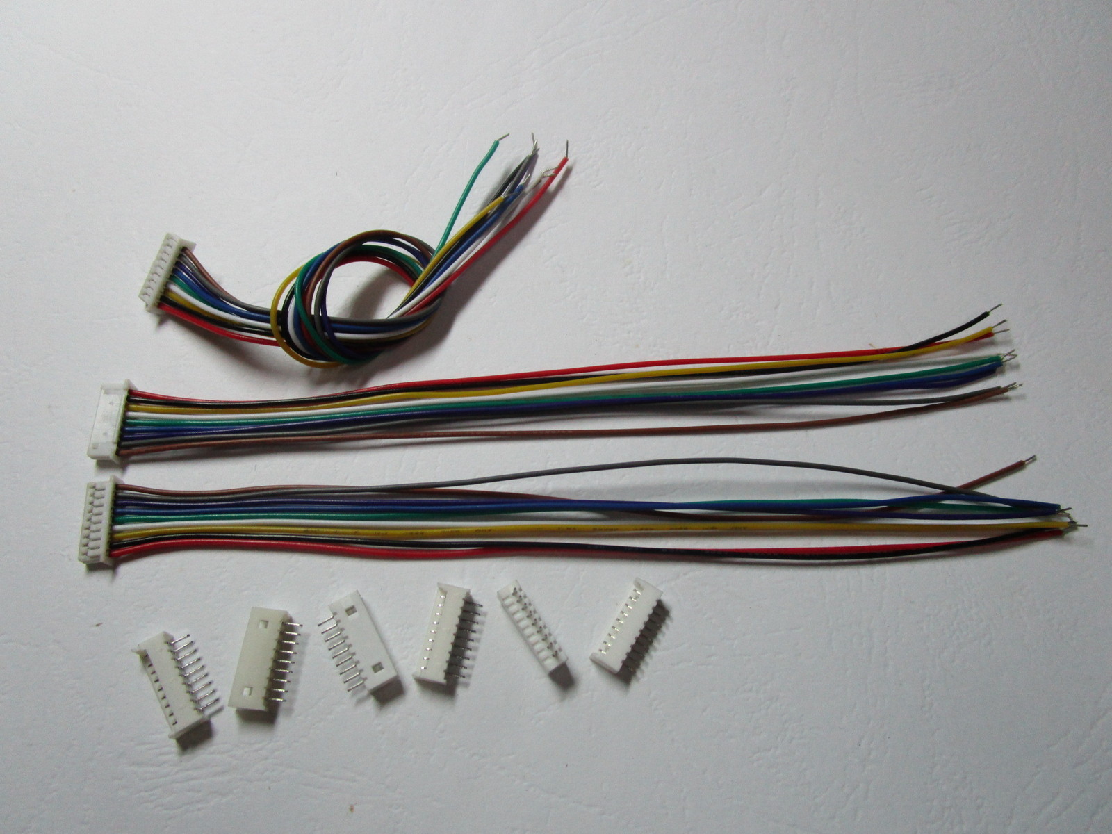100 sets 1.25mm 9 Pin Male + Female Polarized Connector with 28AWG 5.9inch Leads