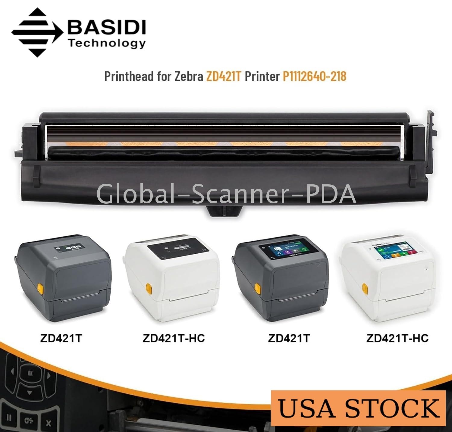 🔥P1112640-218 Printhead for Zebra ZD421 ZD421T Thermal Printer 203dpi B-Serie🔥