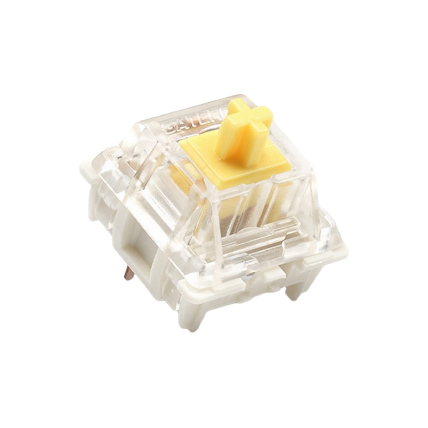 Gateron KS9 Key Switches Plate Mounted Silent Yellow Keyboard Parts 65 PCS