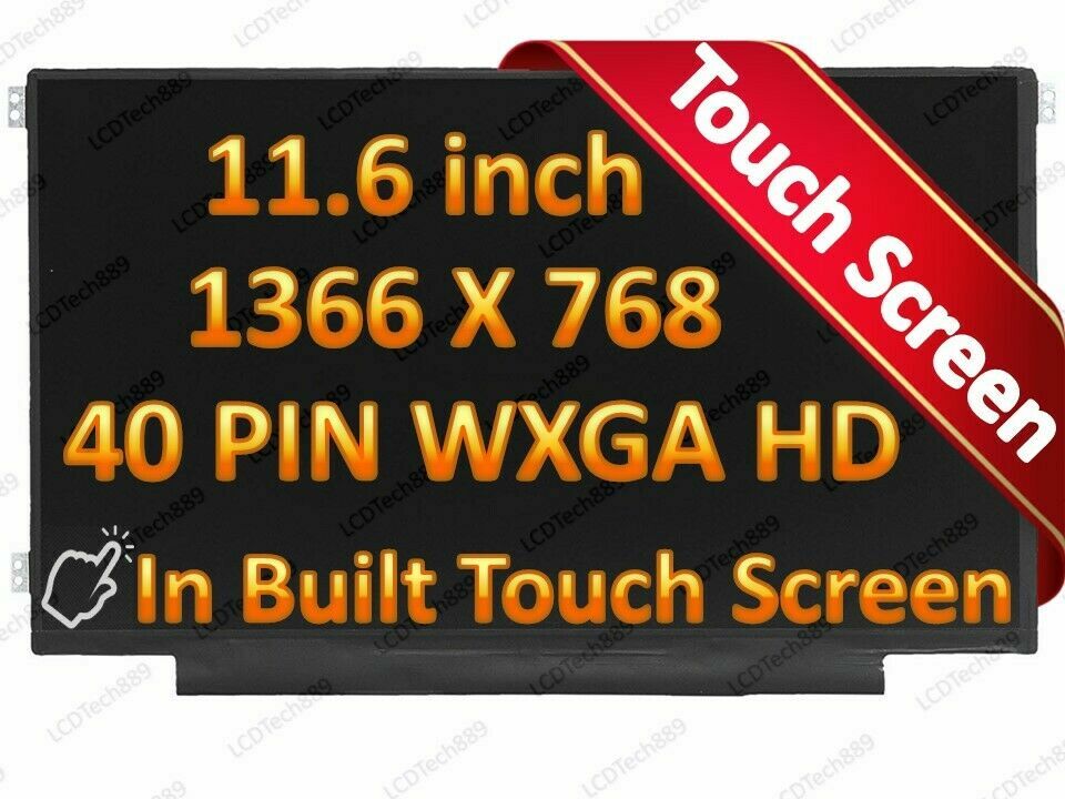 11.6" LED LCD Screen Touch Display Digitizer LP116WH8-SPC1 LP116WH8-SPC2 40 Pin