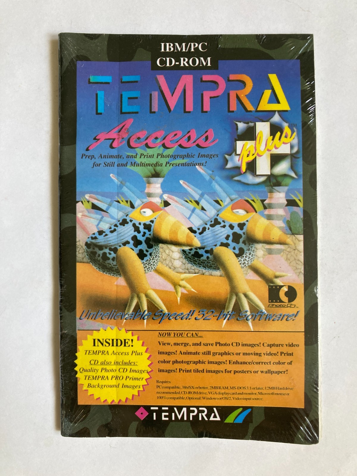 Tempra Access Plus Software IBM / PC CD-ROM - New & SEALED