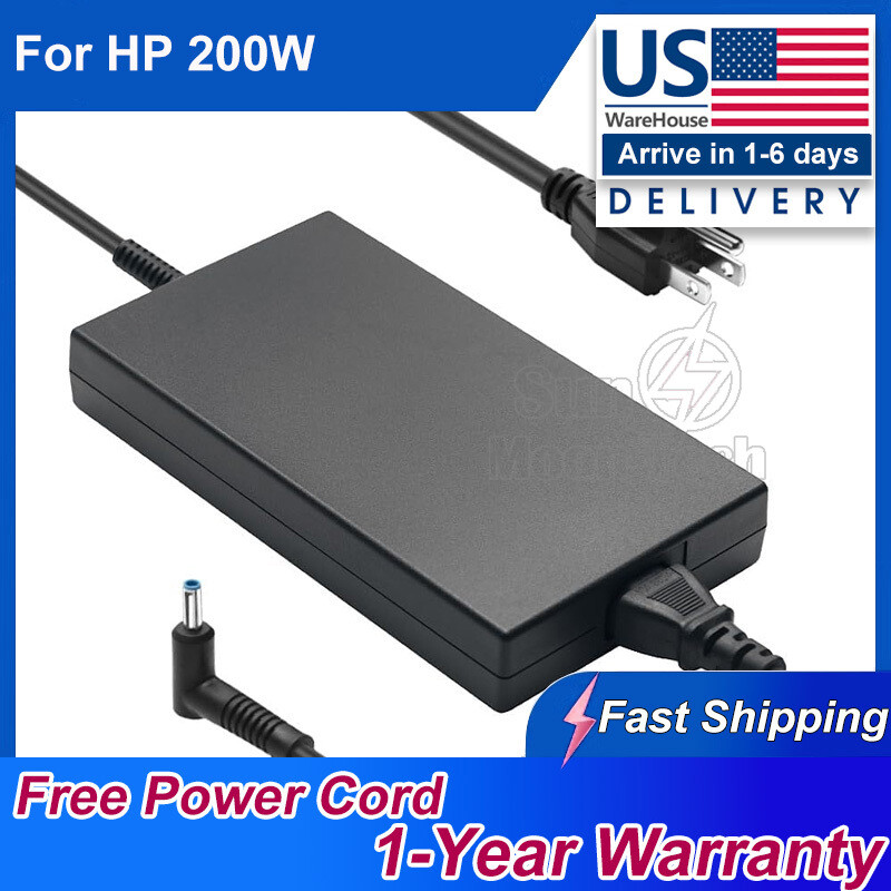 200W For HP ZBook TPN-LA21 L73385-001 15 15t 17 17t ADP-200HB B Power AC Charger