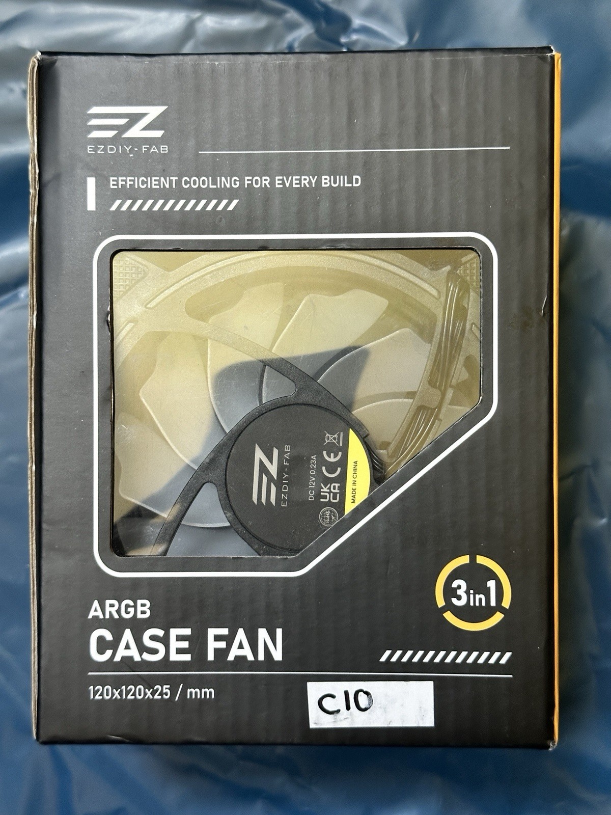 EZDIY-FAB Moonlight 120mm RGB Case Fan with Fan Hub X and Remote