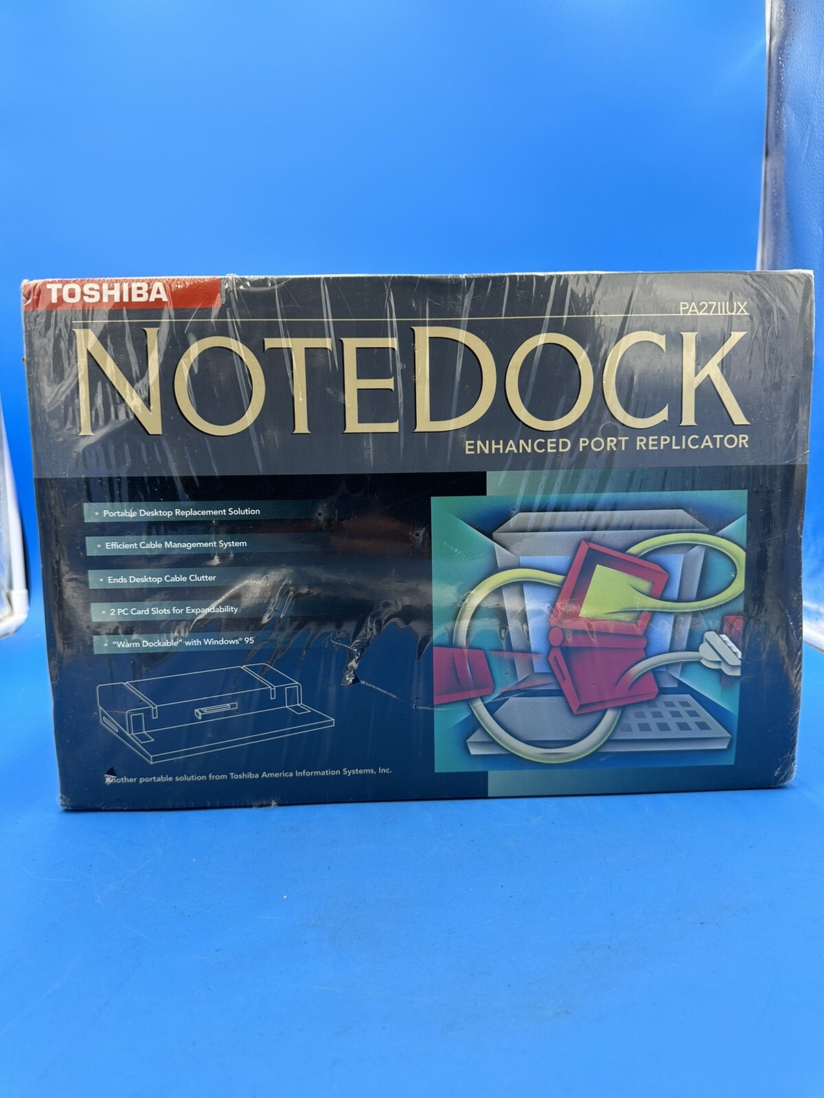 VTG Toshiba NoteDock Enhanced Port Replicator PA27IIUX BRAND NEW SEALED 