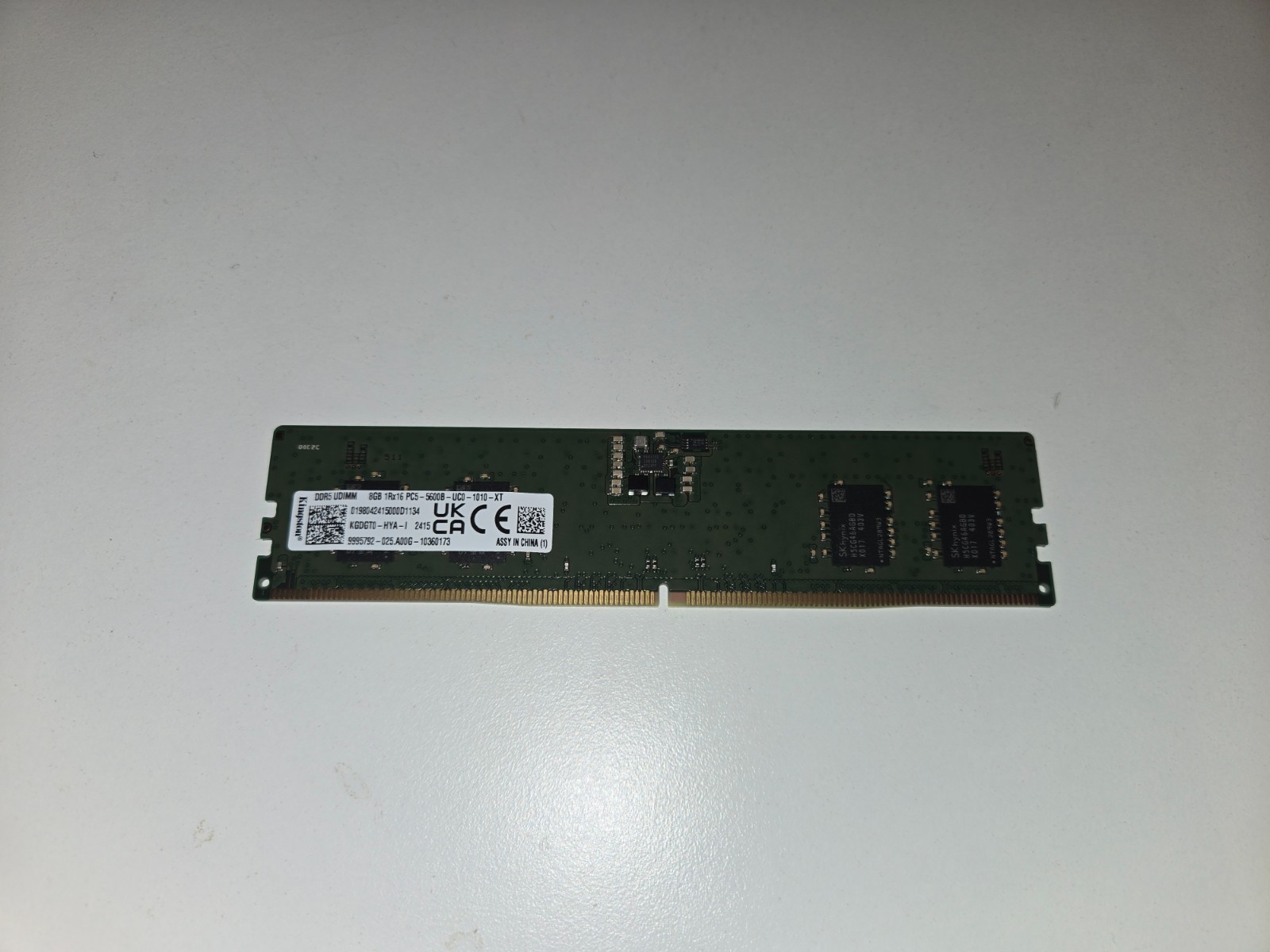 Kingston 8GB DDR4 UDIMM 5600 (KGDGTO-HYA-I 2415)