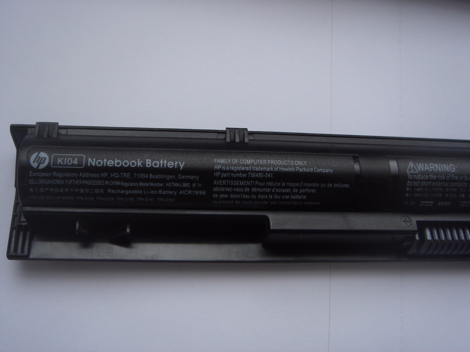 Genuine HP KI04 Battery For Pavilion 14 15 17 Boxed NEW In France