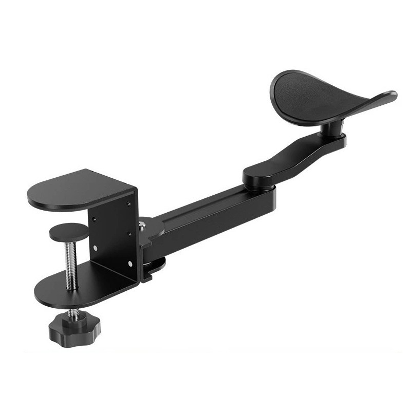 Ergonomic Metal Arm Rest Wrise Support Rack Home Office Mouse Hand Desk Adjustab