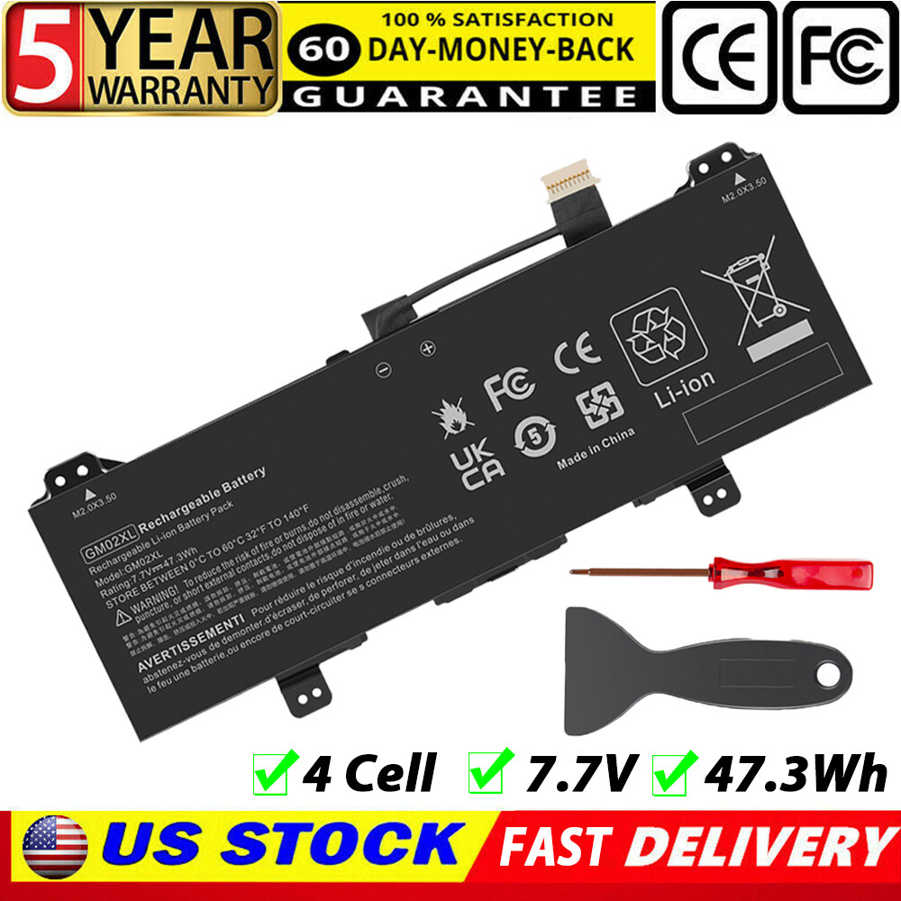 Battery GM02XL For HP Chromebook 14-CA061DX 917679-271 HSTNN-DB7X 917725-855