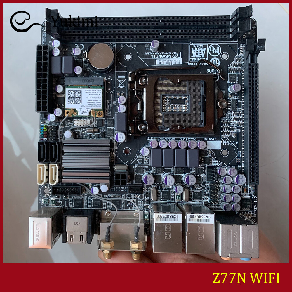 FOR GIGABYTE GA-Z77N WIFI DDR3 16GB HDMI DVI LGA 1155 Mini-ITX Motherboard Test
