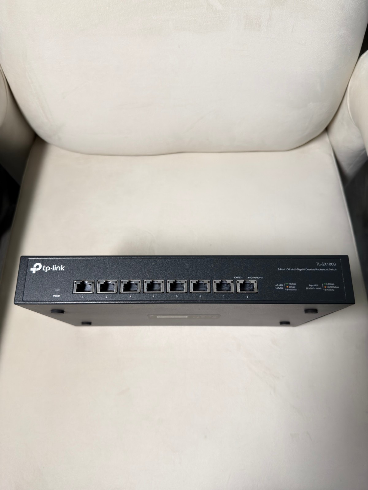 TP-Link TL-SX1008 8-Port 10G Multi-Gigabit Unmanaged Network Switch