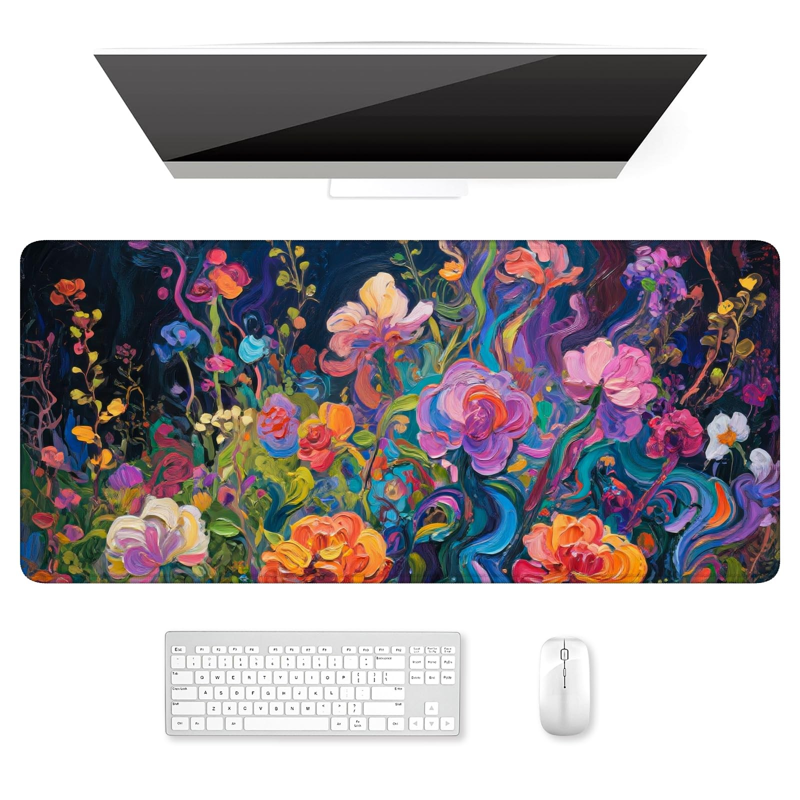 Desk Mat, Ultra Large Mouse Pad, XXL Gaming Mousepad, Pretty Desk Pad, Big Ex...
