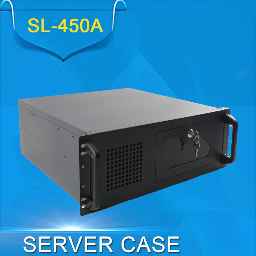 4U Rackmount Industrial Server/Computer Case 7 3.5" HDD Drive Bays with Fan