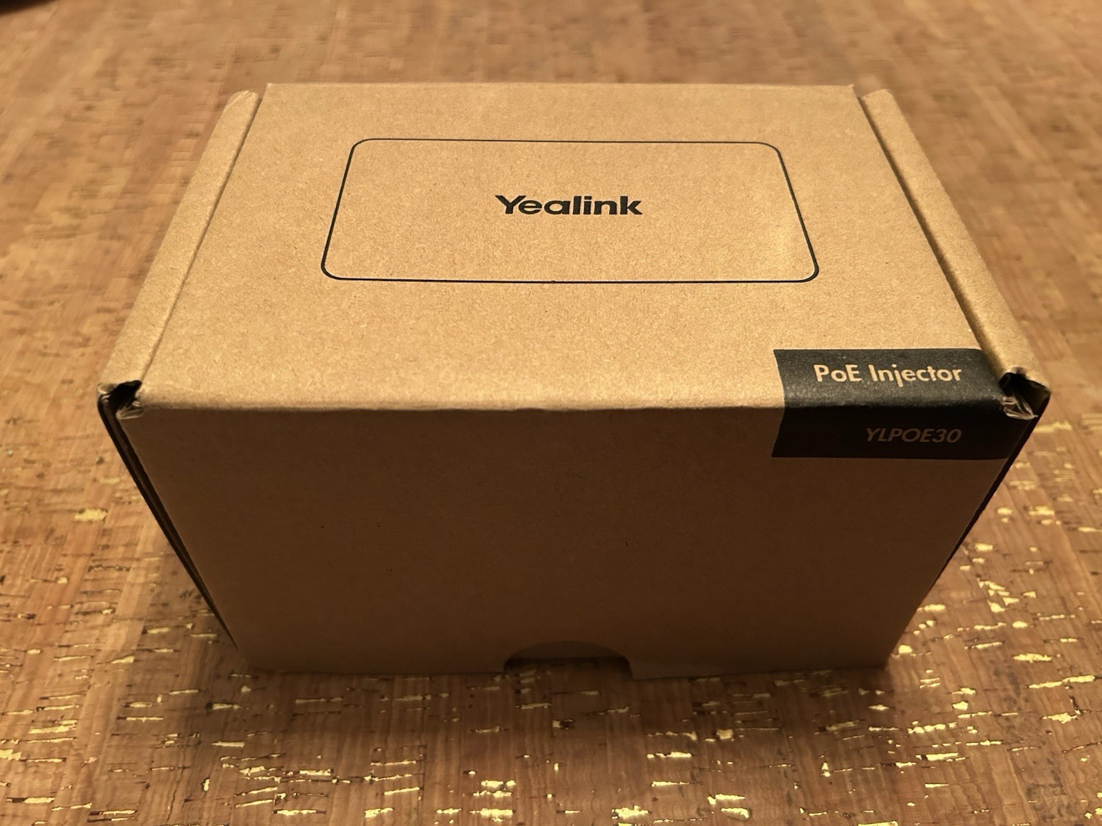 Yealink YLPOE30 Poe Injector Adapter with Power Cable and Ethernet NIB