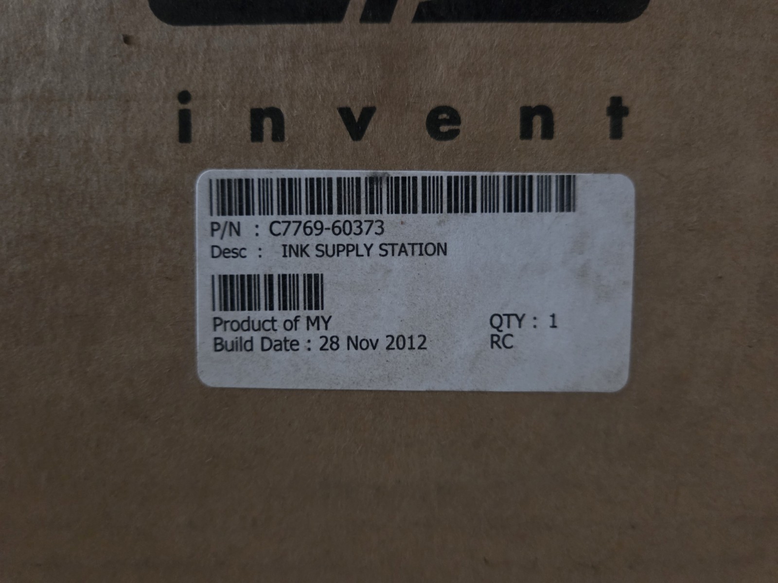 C7769-60373 Ink Supply Station HP Designjet 500 800 Fixes Error 22:10 2012