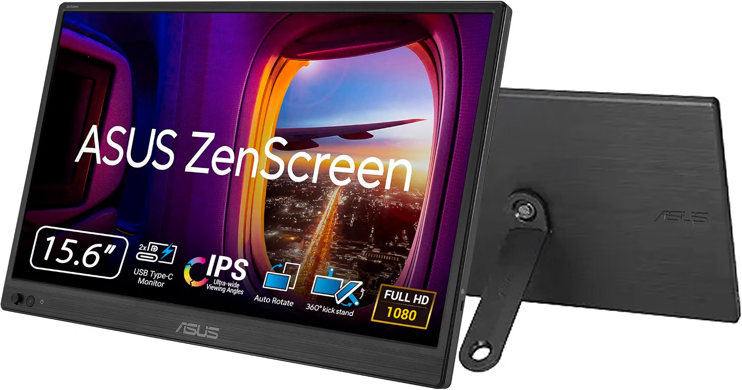 ASUS ZenScreen MB169CK 15.6in FHD IPS Portable Monitor USB-C Mini HDMI *Open Box