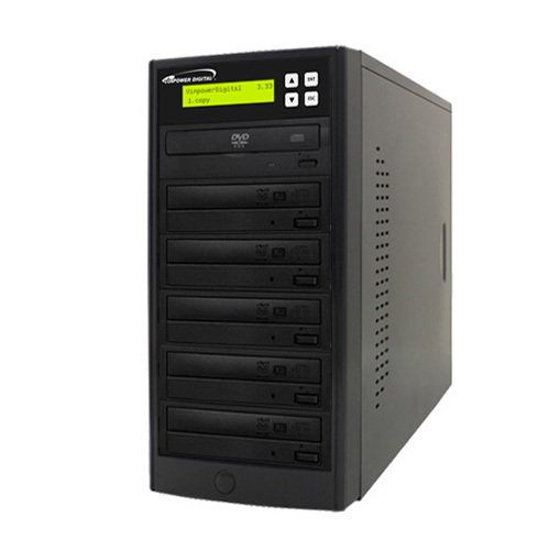 1-5 Burner 24X CD DVD Duplicator Disc Standalone Copier Add Copy Protection
