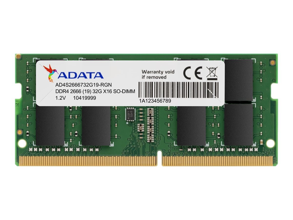 ADATA Premier Series DDR4 module 32 GB SO-DIMM 260-pin AD4S320032G22-SGN