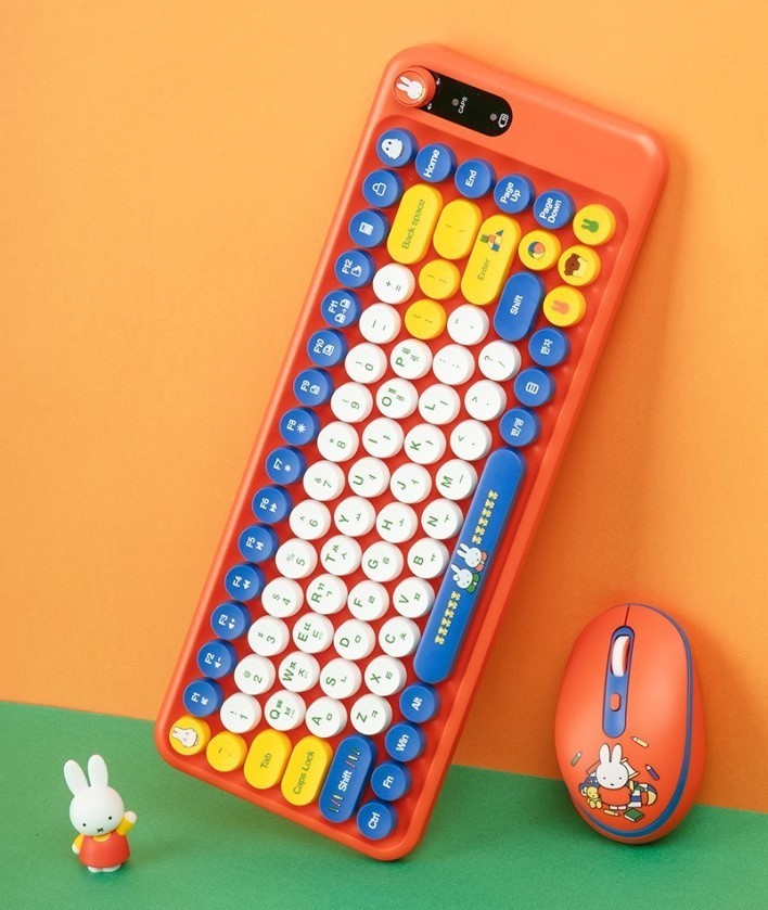 MIFFY Wireless Keyboard Mouse Combo Multi Pairing Bluetooth 5.0 Set