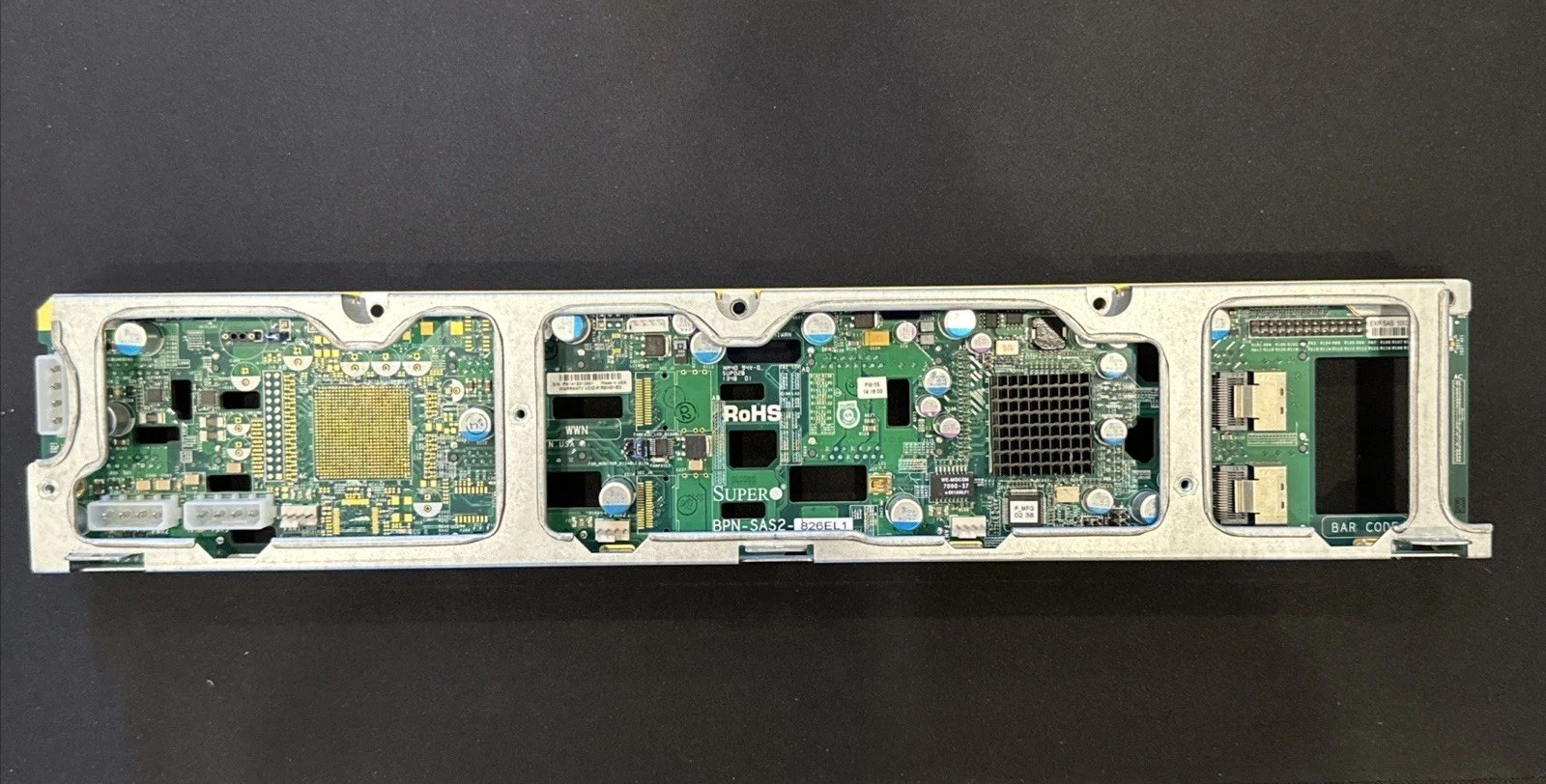 Supermicro BPN-SAS2-826EL1 12-Bay SAS2 6Gb/s Expander Backplane w/ Bracket