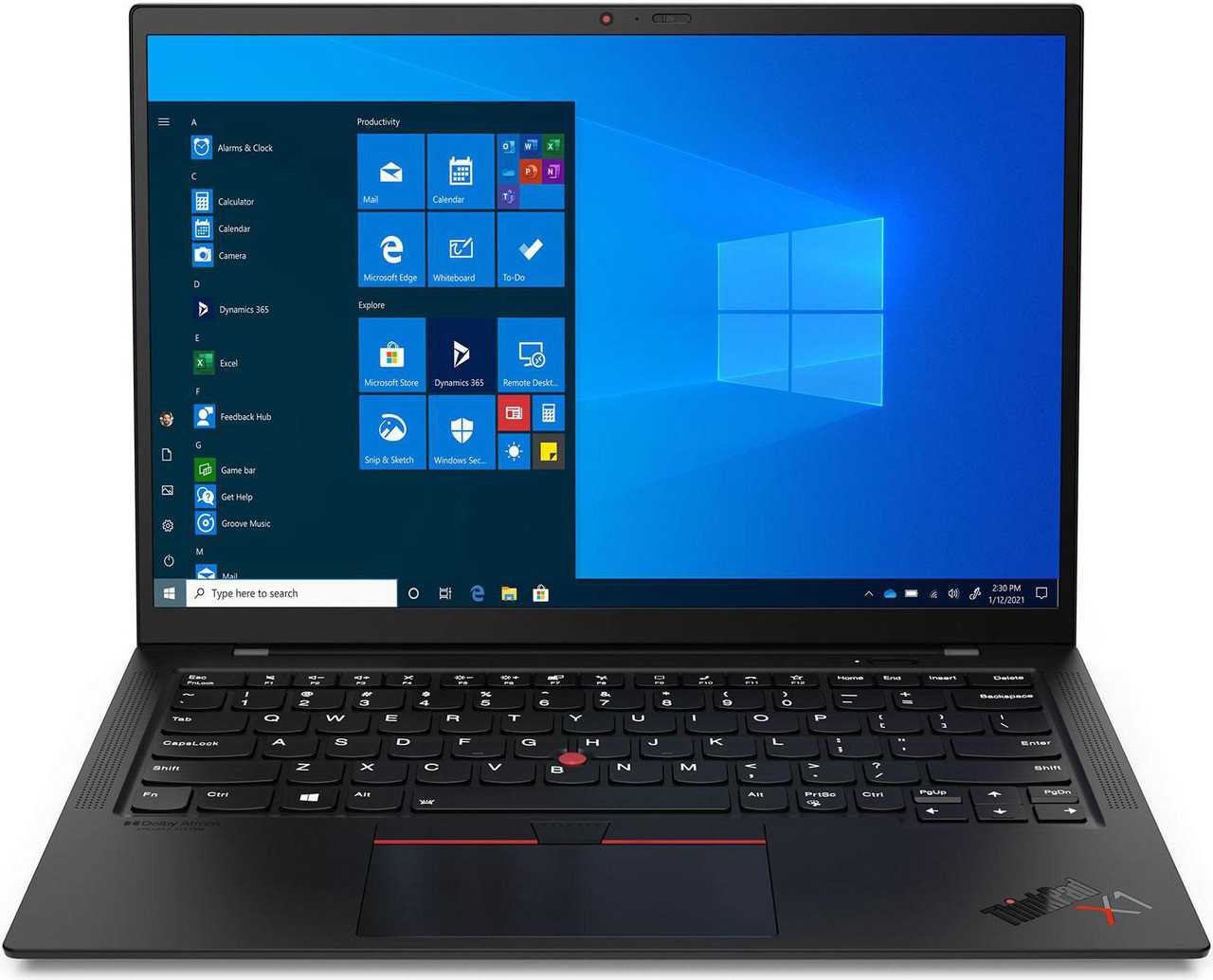 Lenovo ThinkPad X1 Carbon Gen 9 13" i7-1185G7 16GB RAM 1TB SSD Black Very Good