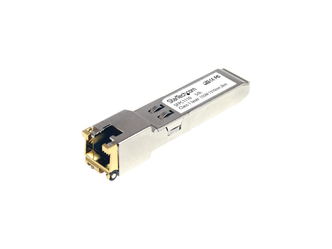 StarTech.com SFPC1110 Cisco SFP-GE-T Compatible SFP Module - 1000BASE-T RJ45 Cop