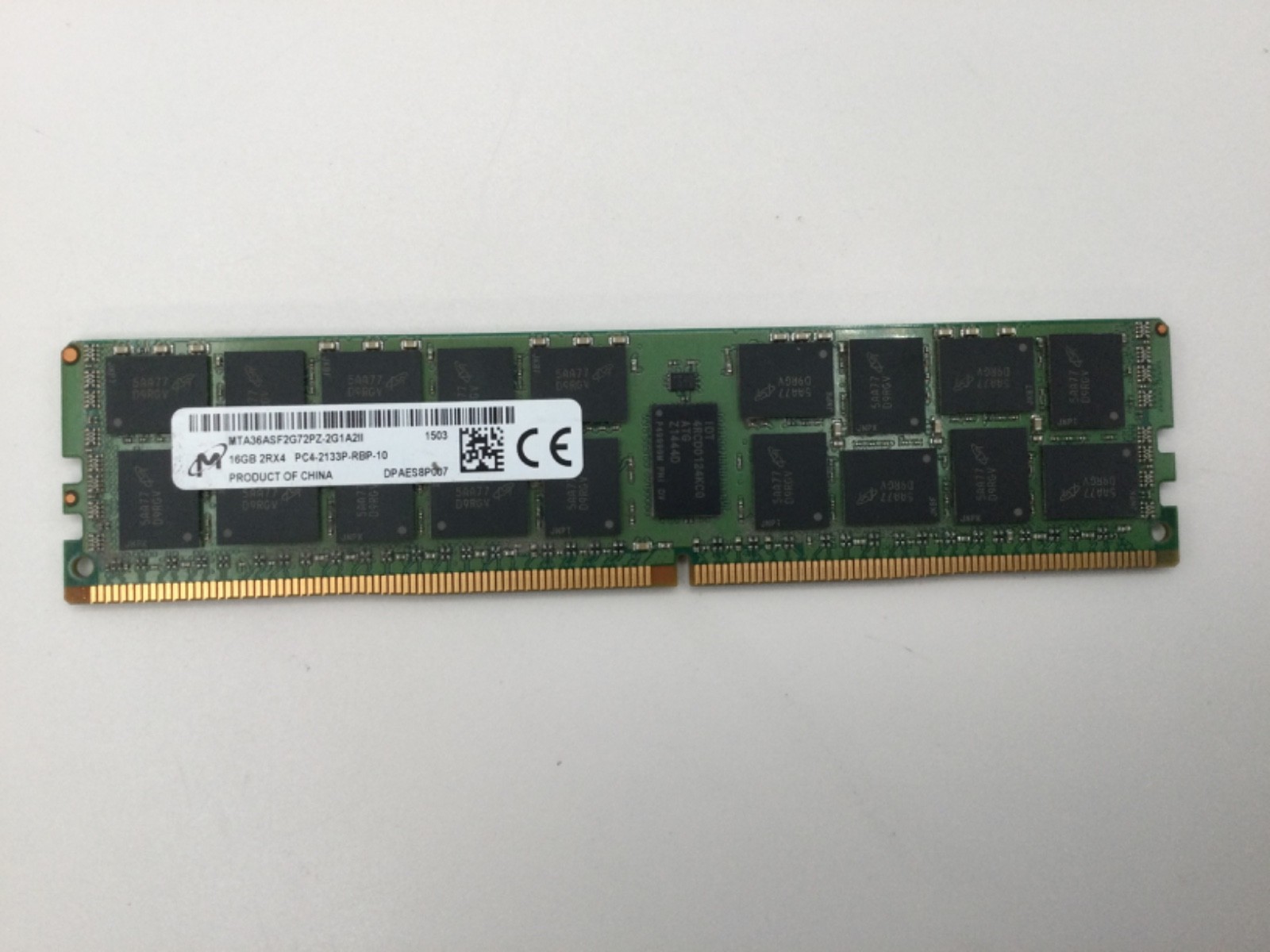 Micron 16GB (1x16GB) 2133MHz MTA36ASF2G72PZ-2G1A2II 2Rx4 PC4-2133P Server RAM