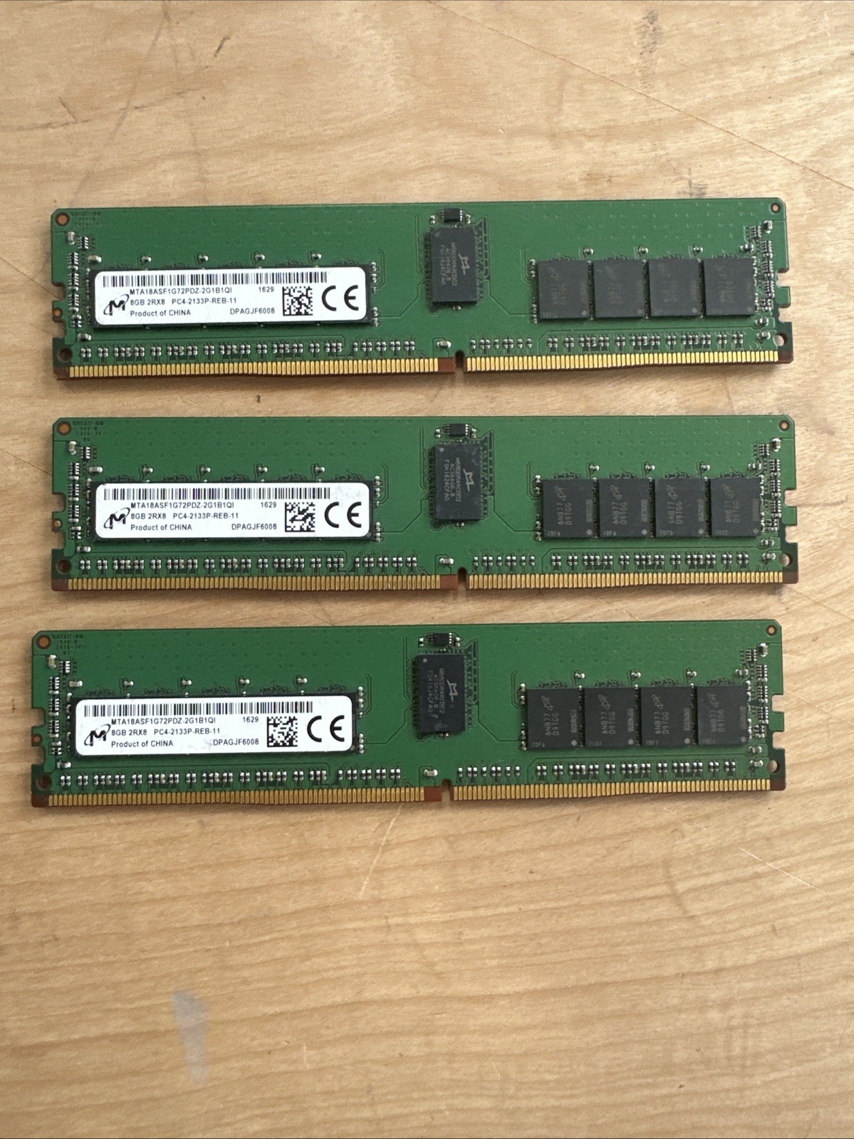 Micron 8GB 2Rx8 (24GB Total) RAM
