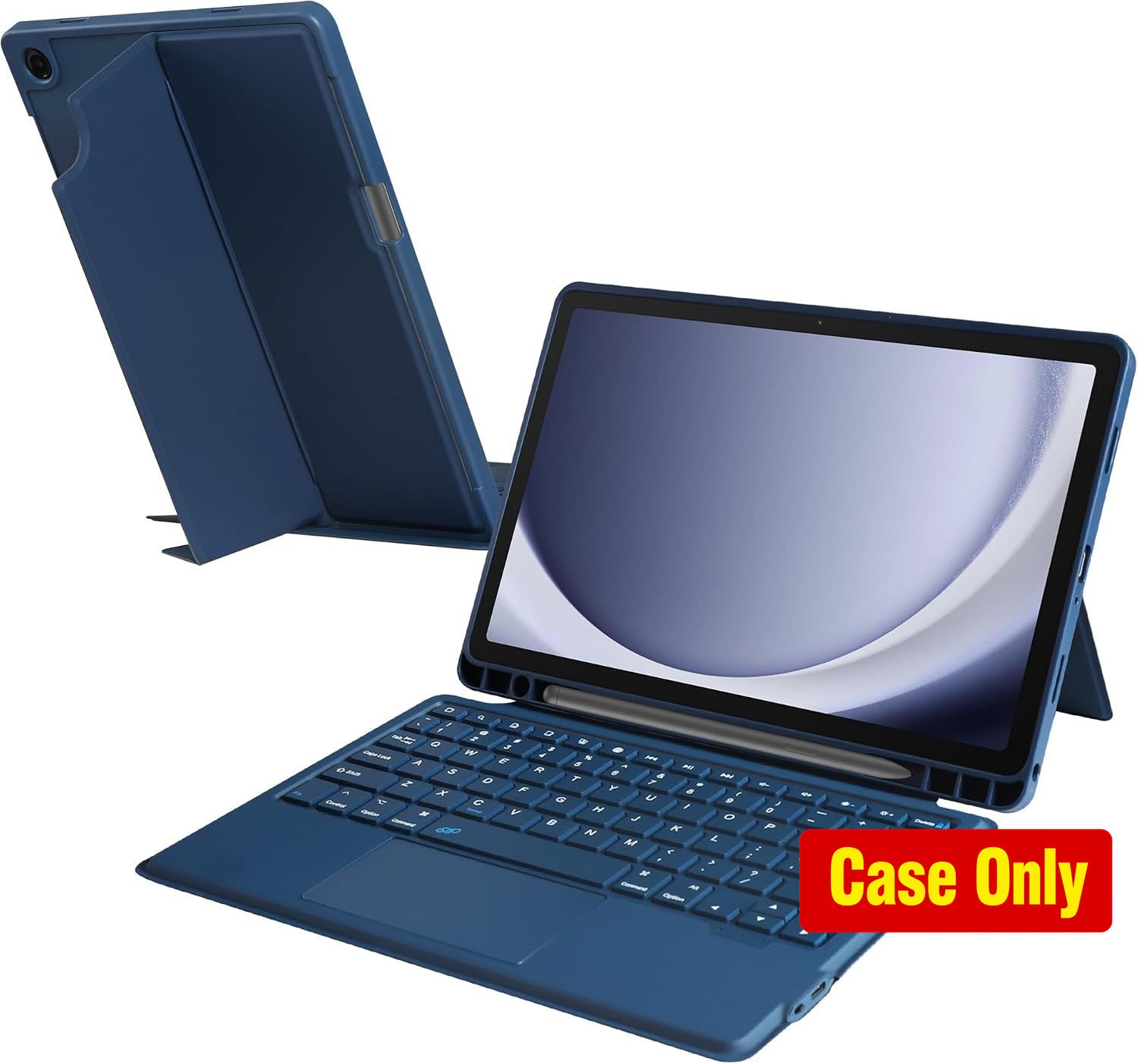 Keyboard Case for Galaxy Tab A11+ Plus, Magnetic, Lightweight, Navy
