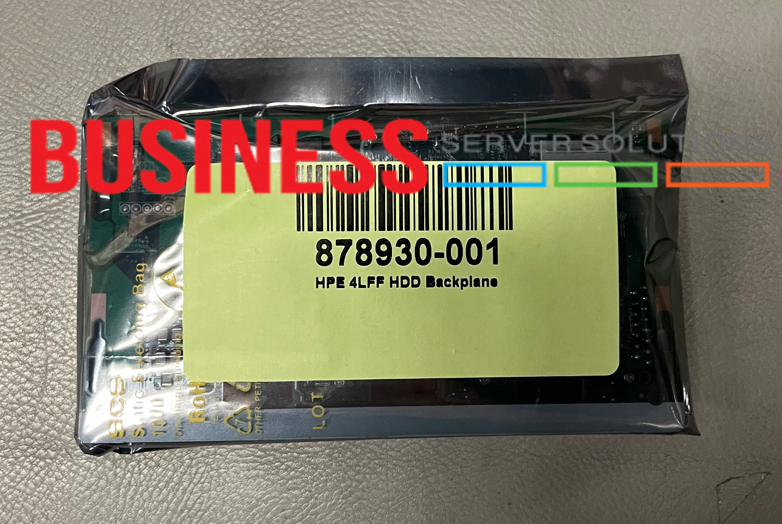 HPE PCA 4LFF SAS 12Gbs HDD BP 878930-001