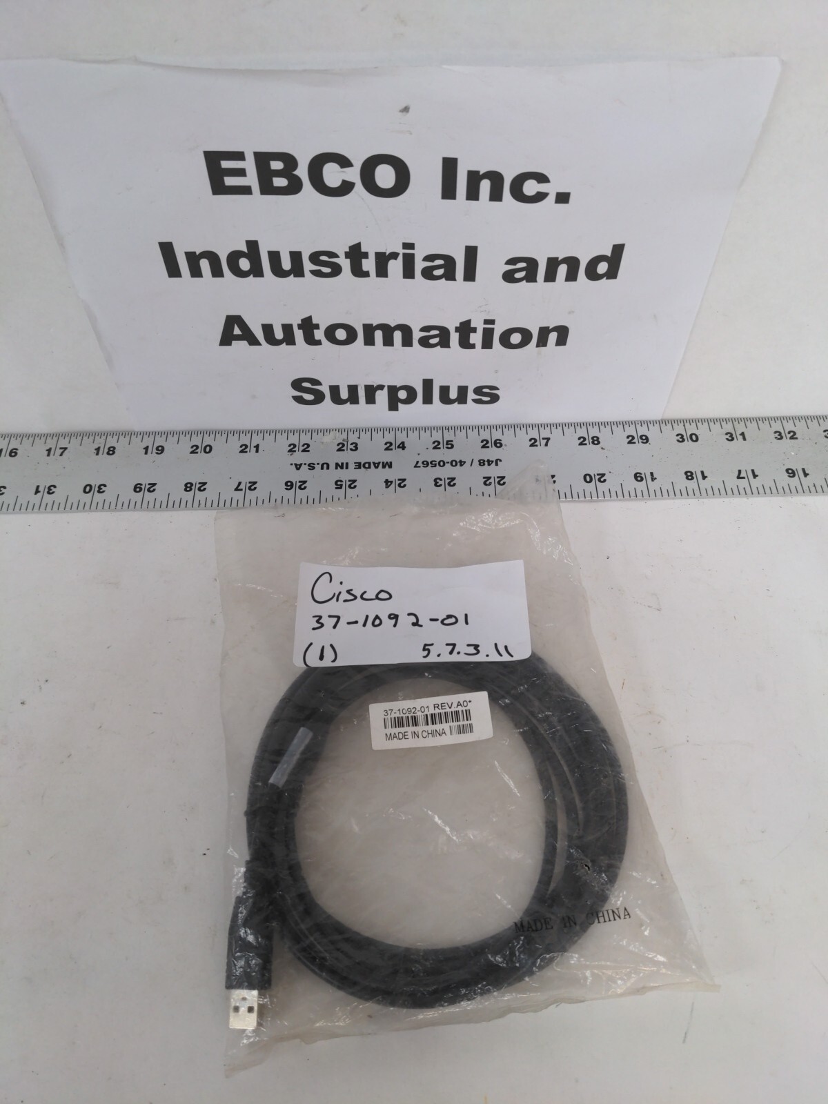 Cisco A900 CONSOLE CABLE A900-CONS-KIT-U USB-A to USB-A 37-1092-01