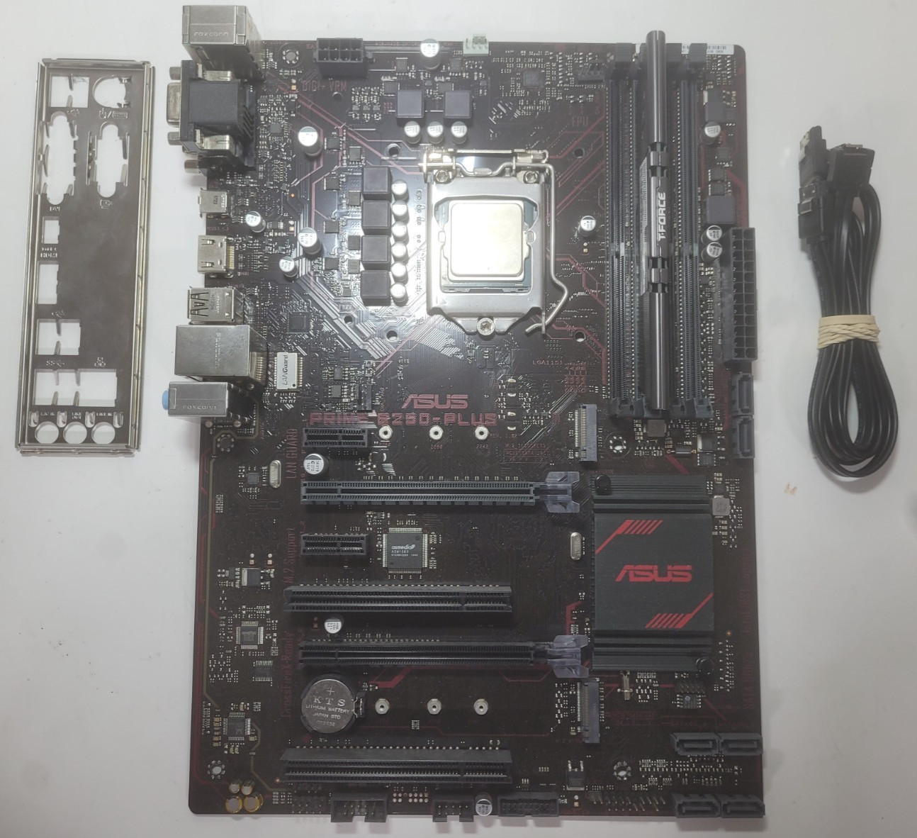 ASUS PRIME B250-PLUS Motherboard Core I7-6700K 8GB RAM, IO Shield # 2189